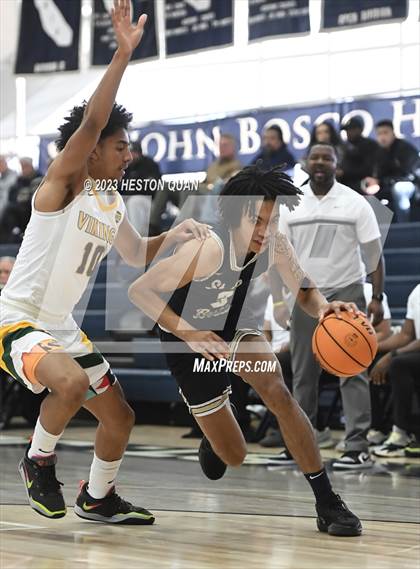 Thumbnail 3 in Vanden vs. St. John Bosco (MLK Classic) photogallery.