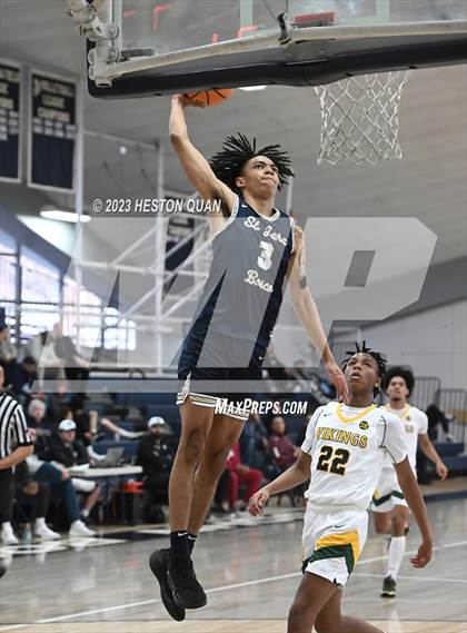 Thumbnail 1 in Vanden vs. St. John Bosco (MLK Classic) photogallery.
