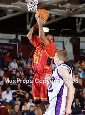Thumbnail 3 in Oak Hill Academy vs Mount St. Joseph (Spalding Hoophall Classic) photogallery.