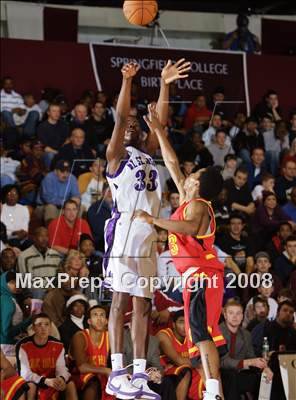 Thumbnail 1 in Oak Hill Academy vs Mount St. Joseph (Spalding Hoophall Classic) photogallery.