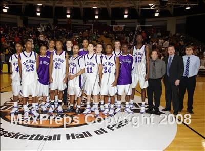 Thumbnail 3 in Oak Hill Academy vs Mount St. Joseph (Spalding Hoophall Classic) photogallery.