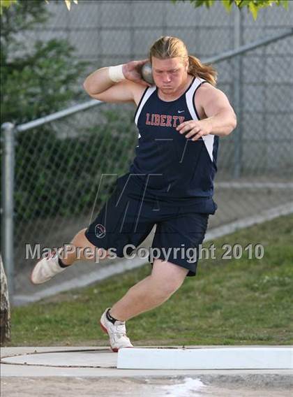 Thumbnail 2 in SWYL & SEYL Area Track Meet - Shot Put photogallery.