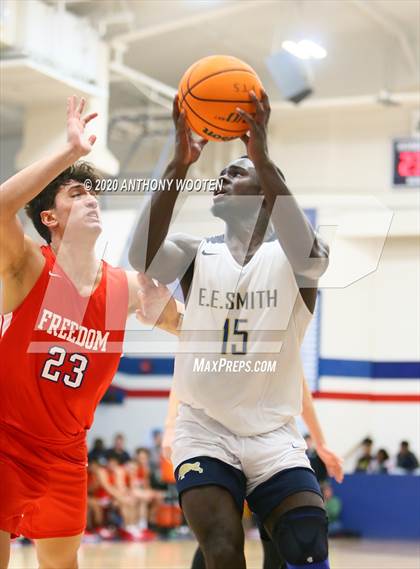 Thumbnail 3 in Freedom Christian Academy vs. E.E. Smith (MLK Dream Jam) photogallery.