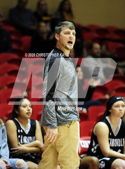 Thumbnail 1 in Marion vs. Carbondale (IHSA 3A Regional Quarterfinal) photogallery.