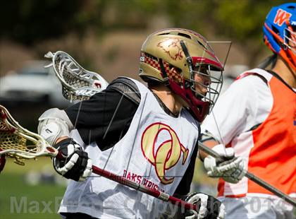 Thumbnail 2 in Oaks Christian vs Westlake (Conejo Valley Lacrosse Tournament) photogallery.