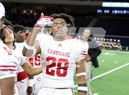 Thumbnail 2 in La Vega vs. Carthage (UIL 4A Division 1 Semifinal) photogallery.