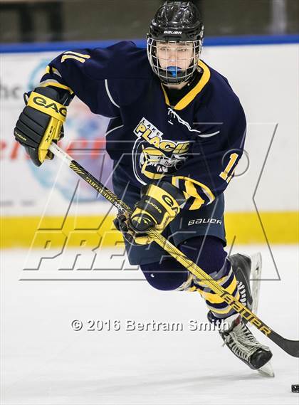 Thumbnail 3 in Lake Placid vs. Kenmore East (NYSPHSAA Division 2 Semifinal) photogallery.