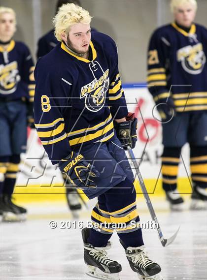 Thumbnail 3 in Lake Placid vs. Kenmore East (NYSPHSAA Division 2 Semifinal) photogallery.