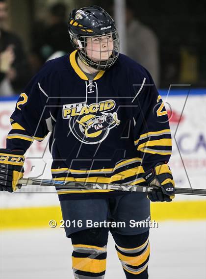 Thumbnail 3 in Lake Placid vs. Kenmore East (NYSPHSAA Division 2 Semifinal) photogallery.