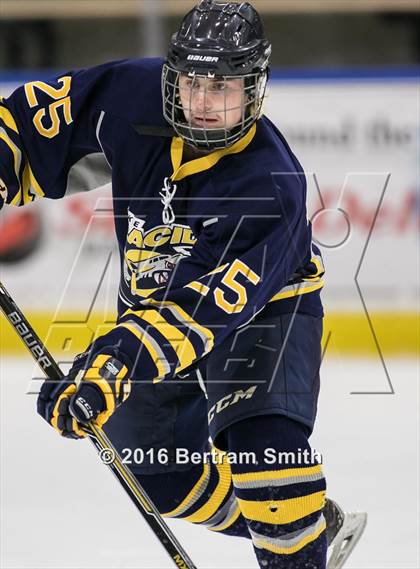 Thumbnail 1 in Lake Placid vs. Kenmore East (NYSPHSAA Division 2 Semifinal) photogallery.
