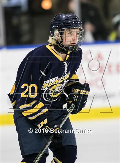 Thumbnail 2 in Lake Placid vs. Kenmore East (NYSPHSAA Division 2 Semifinal) photogallery.