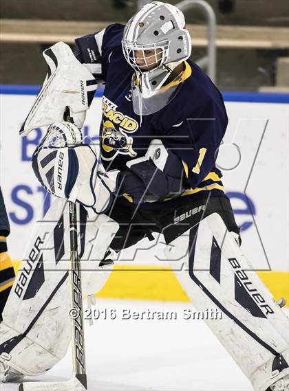Thumbnail 2 in Lake Placid vs. Kenmore East (NYSPHSAA Division 2 Semifinal) photogallery.