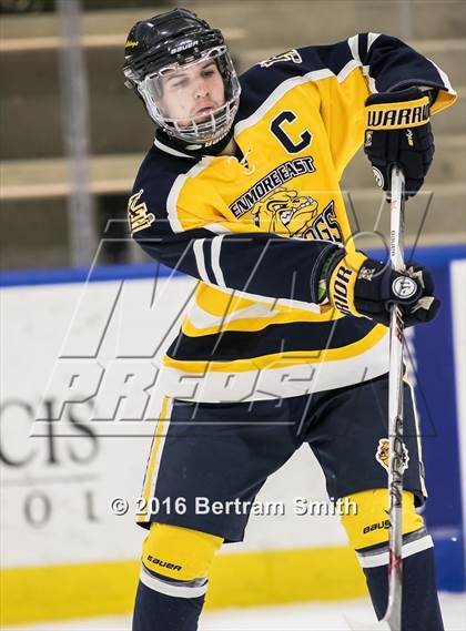 Thumbnail 3 in Lake Placid vs. Kenmore East (NYSPHSAA Division 2 Semifinal) photogallery.