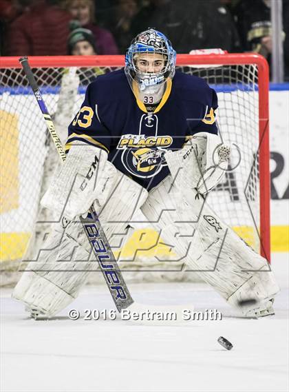 Thumbnail 2 in Lake Placid vs. Kenmore East (NYSPHSAA Division 2 Semifinal) photogallery.