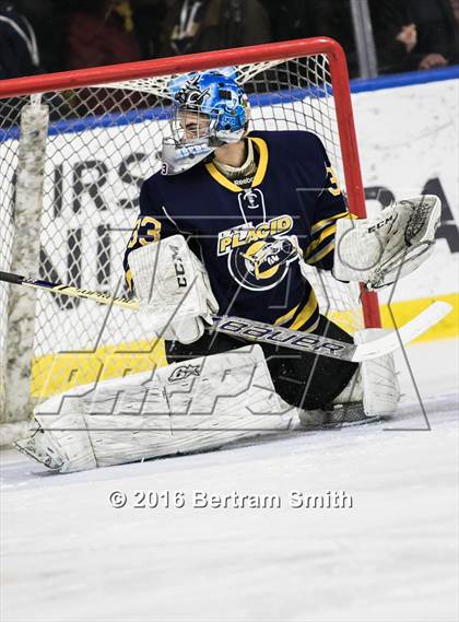 Thumbnail 2 in Lake Placid vs. Kenmore East (NYSPHSAA Division 2 Semifinal) photogallery.