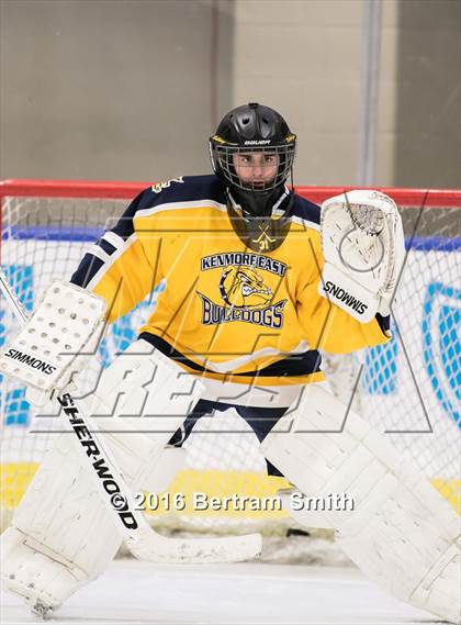 Thumbnail 1 in Lake Placid vs. Kenmore East (NYSPHSAA Division 2 Semifinal) photogallery.