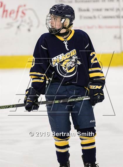 Thumbnail 1 in Lake Placid vs. Kenmore East (NYSPHSAA Division 2 Semifinal) photogallery.