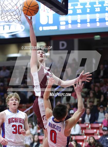 Thumbnail 3 in Morgan vs. Richfield (UHSAA 3A 5th / 6th Place) photogallery.