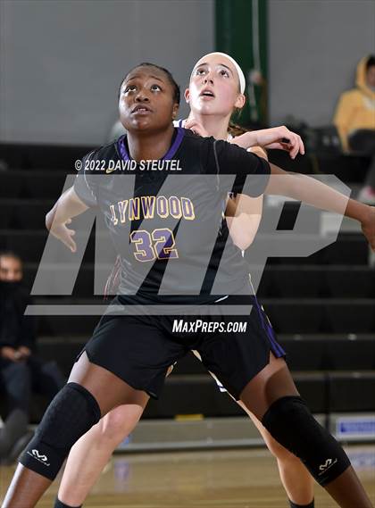 Thumbnail 3 in Lynwood vs. Piedmont (St. Mary's Stockton MLK Showcase) photogallery.