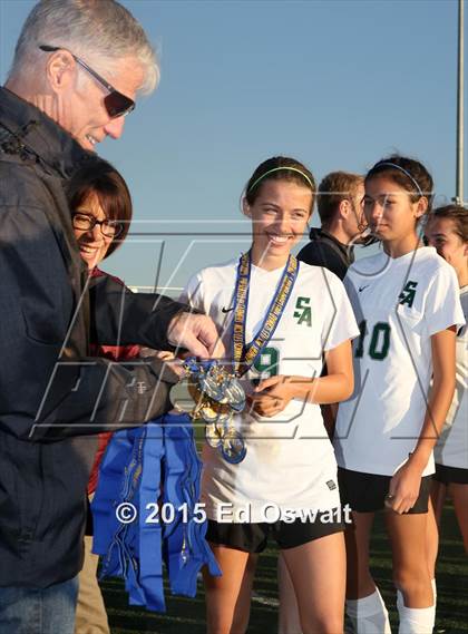 Thumbnail 3 in St. Vincent de Paul vs. Sonoma Academy (CIF NCS D3 Final) photogallery.