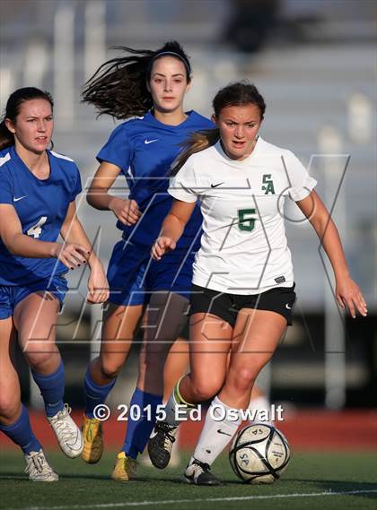 Thumbnail 3 in St. Vincent de Paul vs. Sonoma Academy (CIF NCS D3 Final) photogallery.