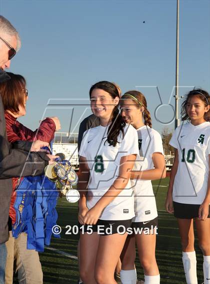 Thumbnail 1 in St. Vincent de Paul vs. Sonoma Academy (CIF NCS D3 Final) photogallery.