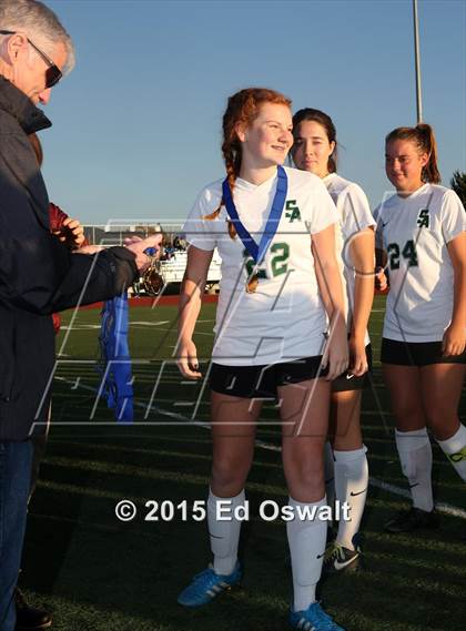 Thumbnail 3 in St. Vincent de Paul vs. Sonoma Academy (CIF NCS D3 Final) photogallery.