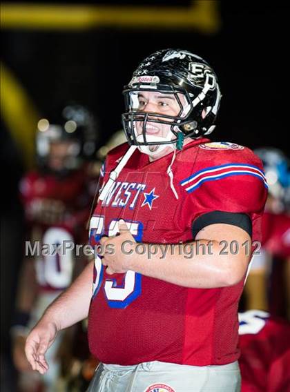 Thumbnail 3 in North Carolina Coaches Association All-Star Game (East vs West) photogallery.
