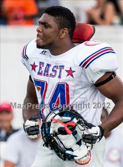 Thumbnail 3 in North Carolina Coaches Association All-Star Game (East vs West) photogallery.