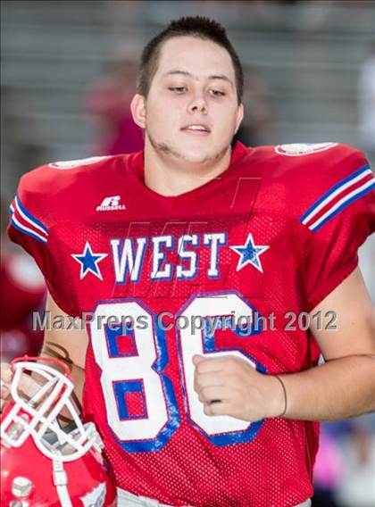 Thumbnail 3 in North Carolina Coaches Association All-Star Game (East vs West) photogallery.