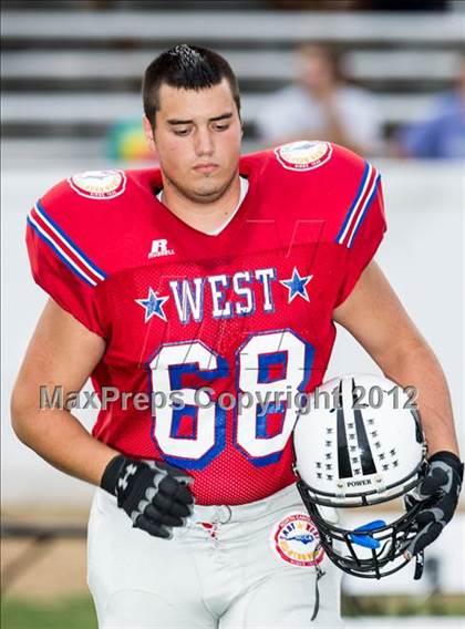 Thumbnail 1 in North Carolina Coaches Association All-Star Game (East vs West) photogallery.