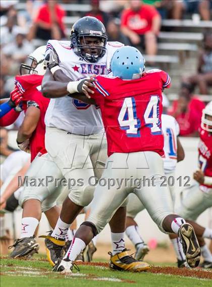 Thumbnail 2 in North Carolina Coaches Association All-Star Game (East vs West) photogallery.