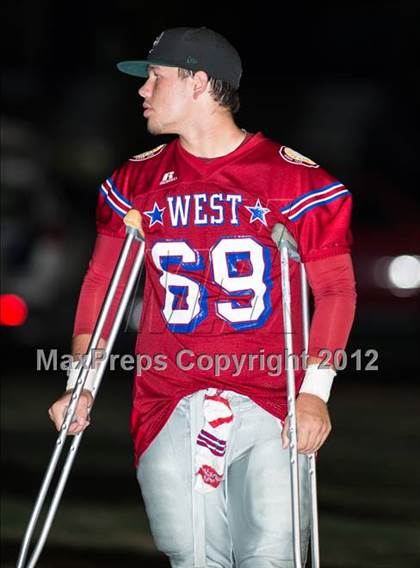 Thumbnail 1 in North Carolina Coaches Association All-Star Game (East vs West) photogallery.