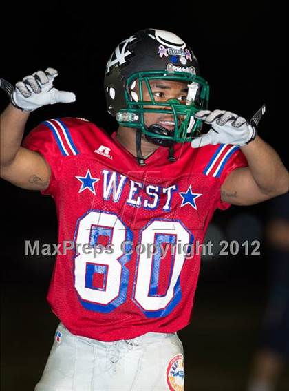 Thumbnail 2 in North Carolina Coaches Association All-Star Game (East vs West) photogallery.