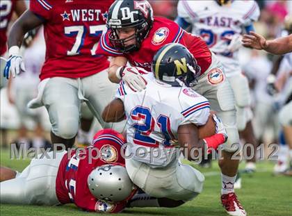 Thumbnail 2 in North Carolina Coaches Association All-Star Game (East vs West) photogallery.