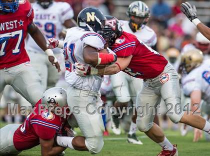 Thumbnail 1 in North Carolina Coaches Association All-Star Game (East vs West) photogallery.