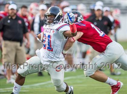 Thumbnail 2 in North Carolina Coaches Association All-Star Game (East vs West) photogallery.