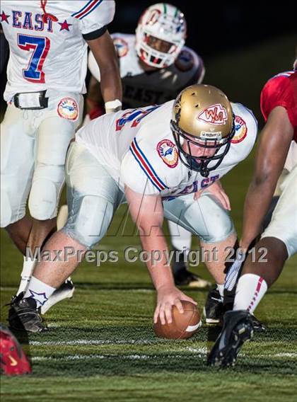 Thumbnail 3 in North Carolina Coaches Association All-Star Game (East vs West) photogallery.