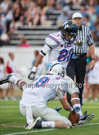 Thumbnail 2 in North Carolina Coaches Association All-Star Game (East vs West) photogallery.