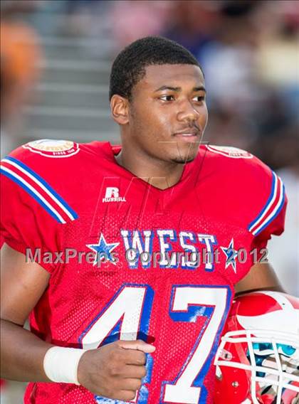 Thumbnail 3 in North Carolina Coaches Association All-Star Game (East vs West) photogallery.