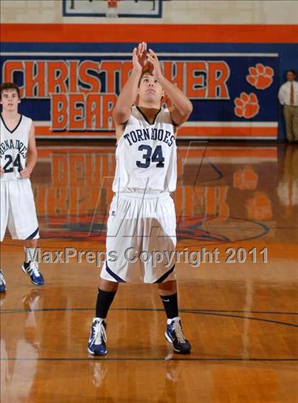 Thumbnail 3 in Christopher vs. Zeigler-Royalton (Christopher Turkey Tournament) photogallery.