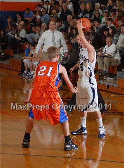 Thumbnail 3 in Christopher vs. Zeigler-Royalton (Christopher Turkey Tournament) photogallery.