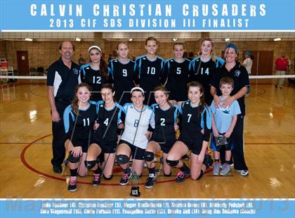 Thumbnail 2 in Tri-City Christian vs. Calvin Christian (CIF SDS D3 Final) photogallery.