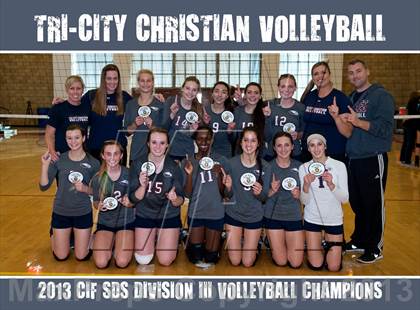 Thumbnail 3 in Tri-City Christian vs. Calvin Christian (CIF SDS D3 Final) photogallery.