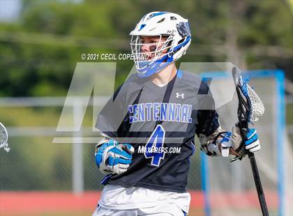 Thumbnail 3 in Centennial vs. Lambert (GHSA 6A-7A State Championship) photogallery.