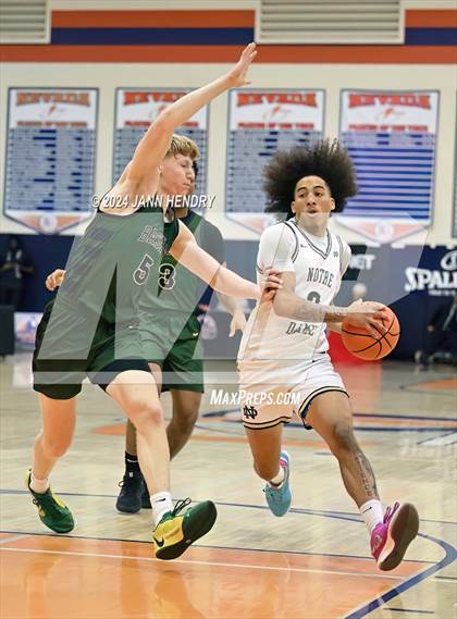 Thumbnail 1 in Basha vs. Notre Dame (SO) (Tarkanian Classic) photogallery.