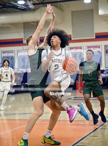 Thumbnail 2 in Basha vs. Notre Dame (SO) (Tarkanian Classic) photogallery.