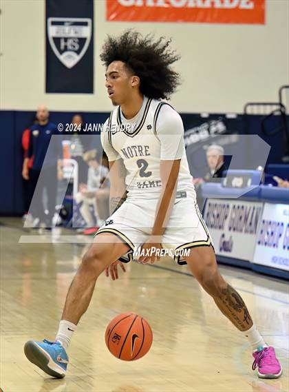 Thumbnail 1 in Basha vs. Notre Dame (SO) (Tarkanian Classic) photogallery.