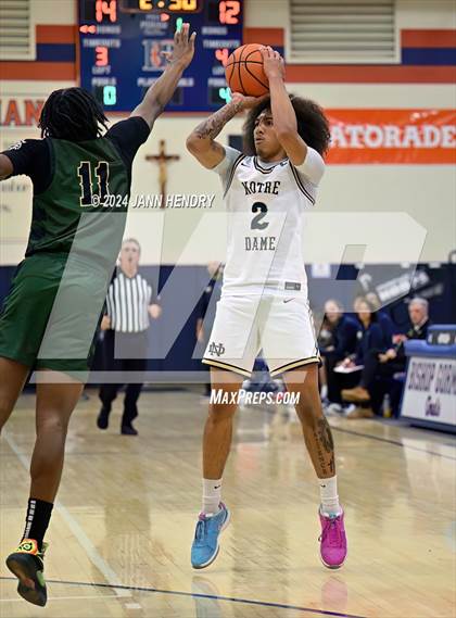 Thumbnail 2 in Basha vs. Notre Dame (SO) (Tarkanian Classic) photogallery.