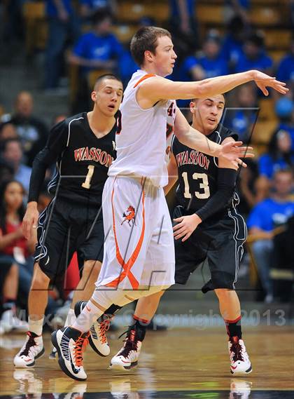 Thumbnail 2 in Wasson vs. Lewis-Palmer ( CHSAA 4a Final Four ) photogallery.